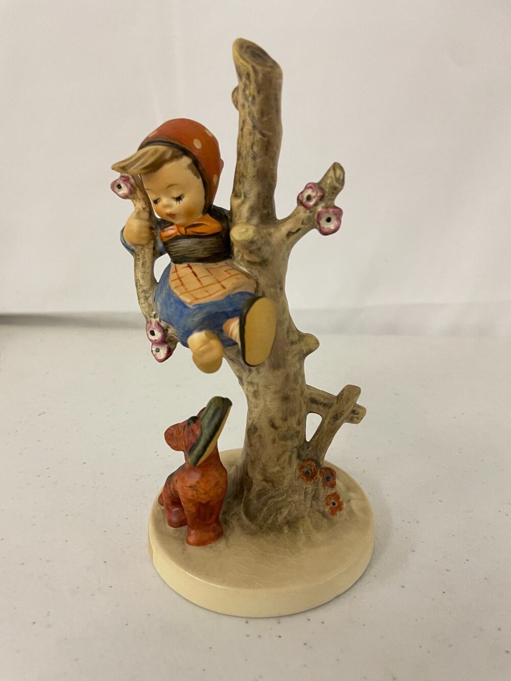 Vintage Rare Goebel Hummel Figurine Out of Danger #56/B Girl and Dog Germany